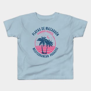 Playas de Mazarron - Summer Nights V03 Kids T-Shirt